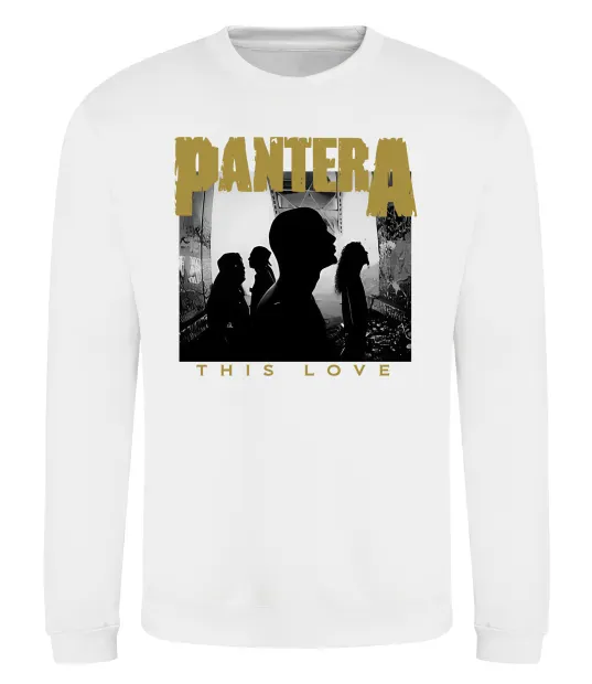 Світшот Pantera This love Білий фото