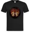 Мужская футболка Пантера черепи Черный фото