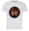 Мужская футболка Пантера черепи Белый фото