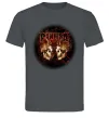 Мужская футболка Пантера черепи Графит фото