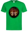 Мужская футболка Пантера черепи Зеленый фото