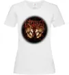 Женская футболка Пантера черепи Белый фото
