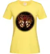 Женская футболка Пантера черепи Лимонный фото