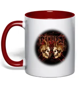 Чашка с цветной ручкой