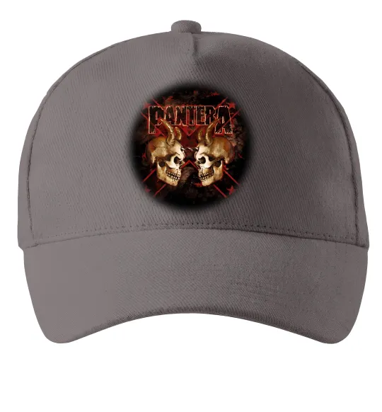 Кепка Пантера черепи Сірий фото
