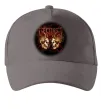 Кепка Пантера черепи Сірий фото