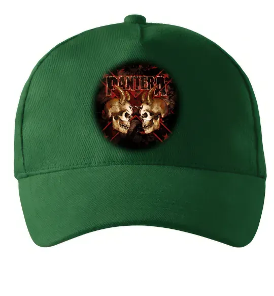 Кепка Пантера черепи Темно-зелений фото