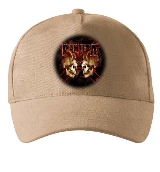 Кепка Пантера черепи Песочный фото