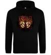 Жіноча толстовка (худі) Пантера черепи Чорний фото