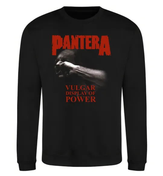 Свитшот Pantera Vulgar display of power Черный фото