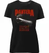 Жіноча преміум футболка Pantera Vulgar display of power Чорний фото