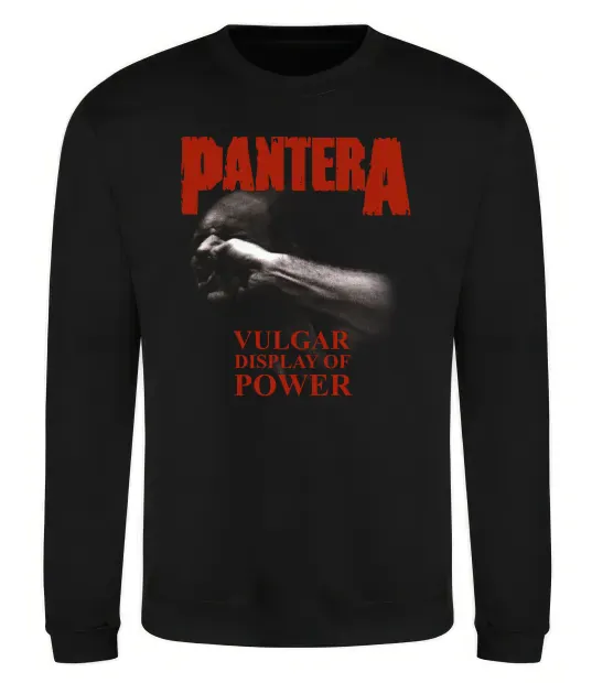 Свитшот Pantera Vulgar display of power Черный фото