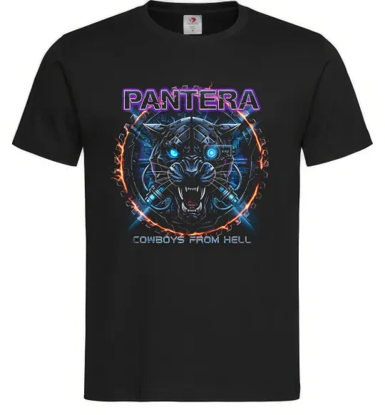 Мужская футболка Cowboys from hell Pantera Черный фото