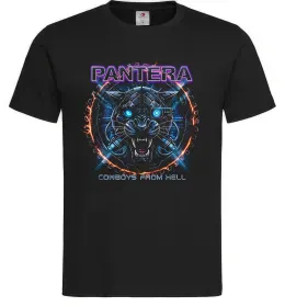 Мужская футболка Cowboys from hell Pantera Черный фото