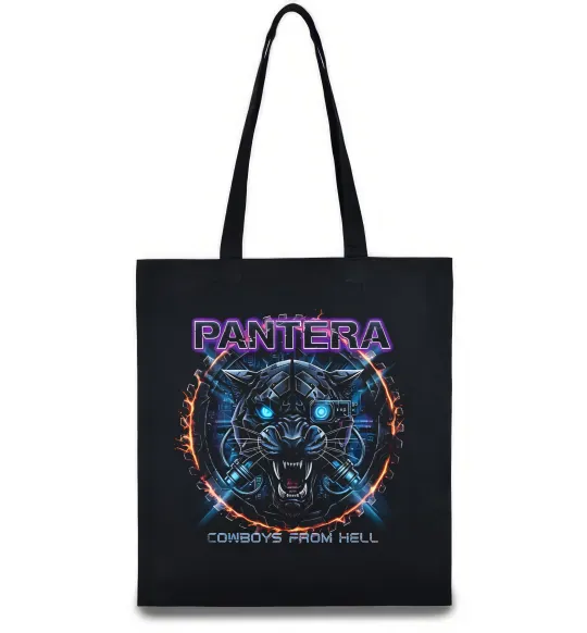 Эко-сумка Cowboys from hell Pantera Черный фото