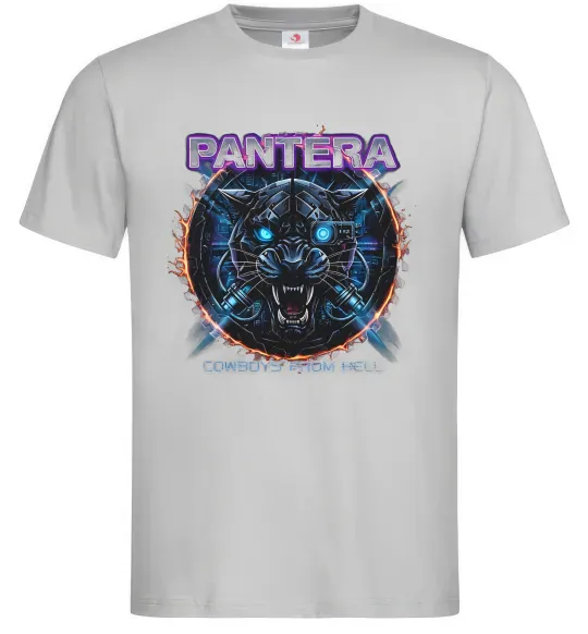 Мужская футболка Cowboys from hell Pantera Серый фото