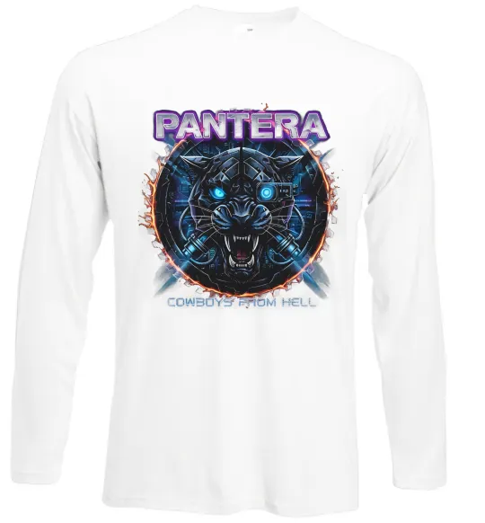 Лонгслив Cowboys from hell Pantera Белый фото