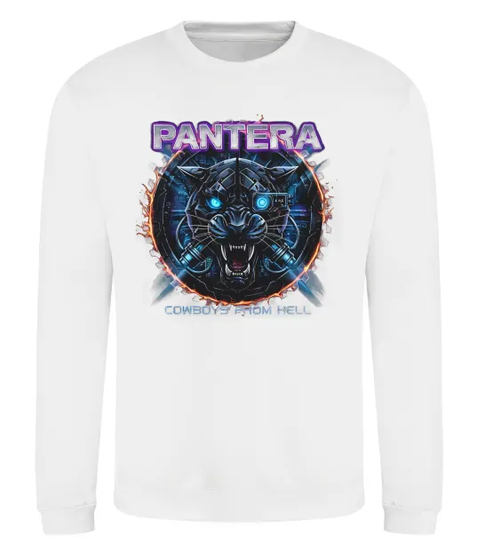 Свитшот Cowboys from hell Pantera Белый фото