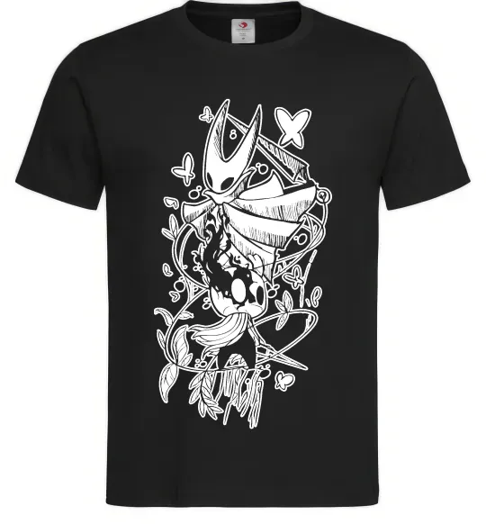 Чоловіча футболка Hollow knight, розмір - S Чорний фото