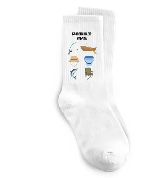Носки Базовий набір рибака Белый фото