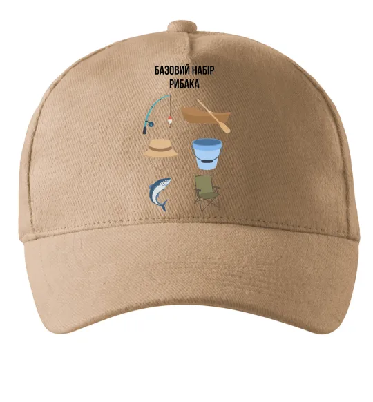 Кепка Базовий набір рибака Пісочний фото
