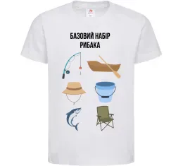 Детская футболка Енциклопедія грибника Белый фото