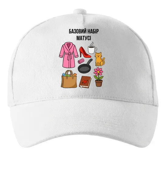 Кепка Базовий набір матусі Белый фото