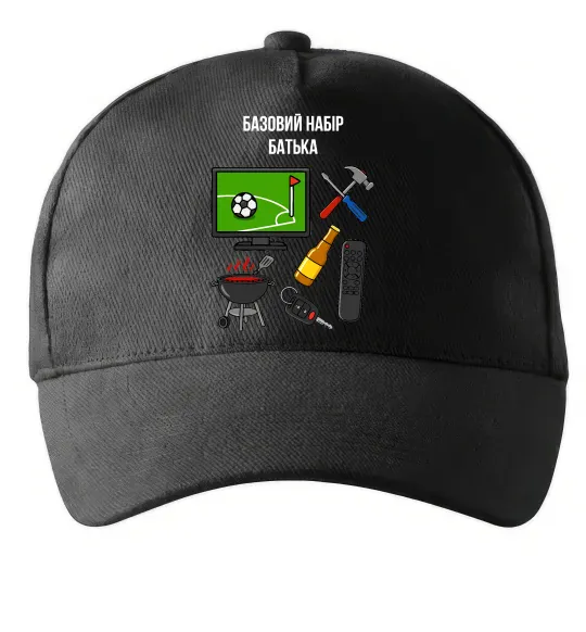 Кепка Базовий набір батька Черный фото