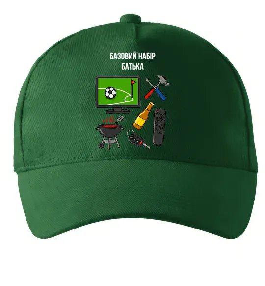 Кепка Базовий набір батька Темно-зеленый фото