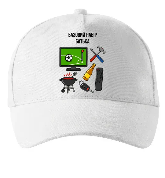 Кепка Базовий набір батька Белый фото