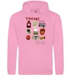 Жіноча толстовка (худі) Vintage vibe Рожевий фото