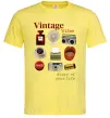 Чоловіча футболка Vintage vibe Лимонний фото