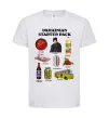 Детская футболка Ukrainian starter pack Белый фото