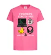 Детская футболка Programmer starter pack Ярко-розовый фото