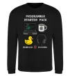 Світшот Programmer starter pack Чорний фото