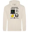 Мужская толстовка (худи) Programmer starter pack Таш фото