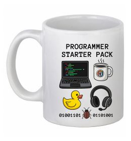 Чашка керамічна Programmer starter pack