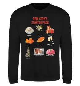Свитшот New Year starter pack Черный фото