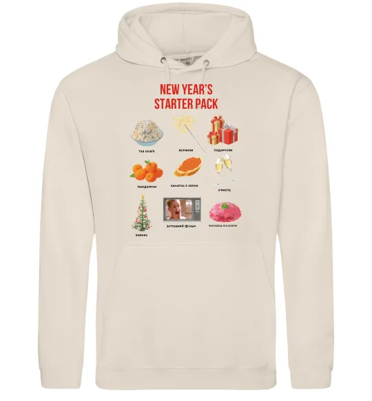 Жіноча толстовка (худі) New Year starter pack Таш фото