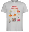 Мужская футболка New Year starter pack Серый фото