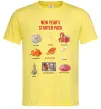 Мужская футболка New Year starter pack Лимонный фото
