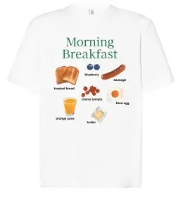 Футболка Оверсайз Борщ від всіх хвороб Белый фото