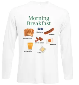 Лонгслив Борщ від всіх хвороб Белый фото