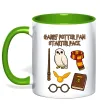 Чашка з кольоровою ручкою Harry Potter fan starter pack Лаймовий фото