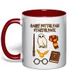 Чашка з кольоровою ручкою Harry Potter fan starter pack Червоний фото