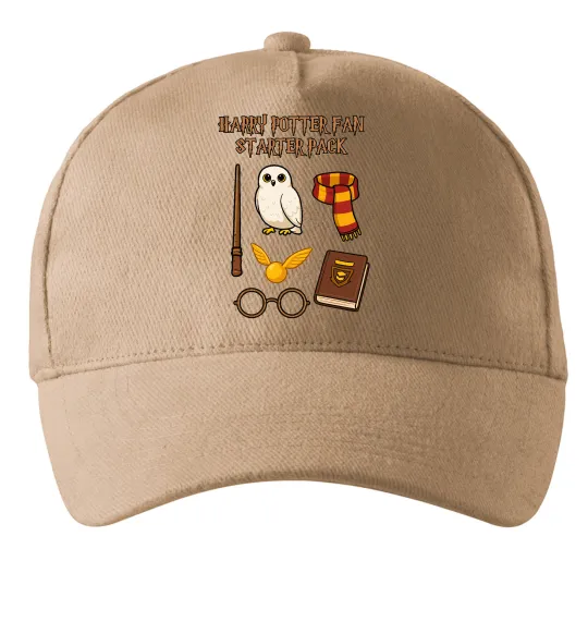 Кепка Harry Potter fan starter pack Пісочний фото