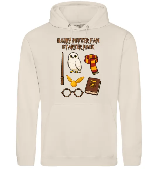 Чоловіча толстовка (худі) Harry Potter fan starter pack Таш фото
