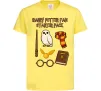 Детская футболка Harry Potter fan starter pack Лимонный фото