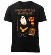 Мужская премиум футболка Harry Potter fan starter pack Черный фото