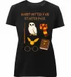 Жіноча преміум футболка Harry Potter fan starter pack Чорний фото